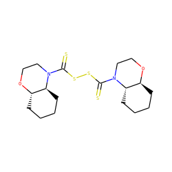 S=C(SSC(=S)N1CCO[C@H]2CCCC[C@@H]21)N1CCO[C@H]2CCCC[C@@H]21 ZINC001772581070