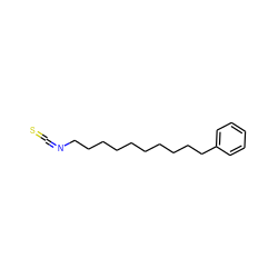 S=C=NCCCCCCCCCCc1ccccc1 ZINC000006096142