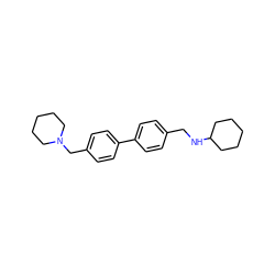 c1cc(-c2ccc(CN3CCCCC3)cc2)ccc1CNC1CCCCC1 ZINC000040566863