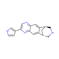 c1cc(-c2cnc3cc4c(cc3n2)[C@H]2CNC[C@H]4C2)c[nH]1 ZINC000101032844