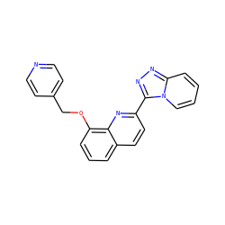 c1cc(OCc2ccncc2)c2nc(-c3nnc4ccccn34)ccc2c1 ZINC000096174997