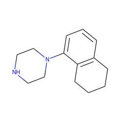 c1cc2c(c(N3CCNCC3)c1)CCCC2 ZINC000001614751