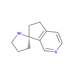 c1cc2c(cn1)[C@]1(CCCN1)CC2 ZINC000013491035