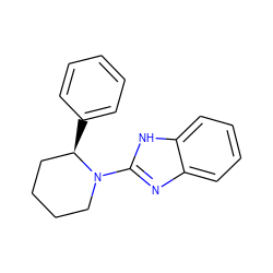 c1ccc([C@@H]2CCCCN2c2nc3ccccc3[nH]2)cc1 ZINC000040827981