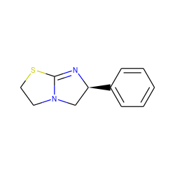 c1ccc([C@H]2CN3CCSC3=N2)cc1 ZINC000000119839