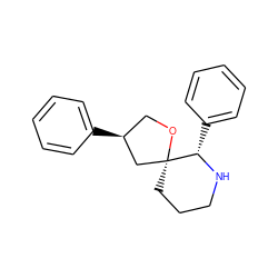 c1ccc([C@H]2CO[C@]3(CCCN[C@H]3c3ccccc3)C2)cc1 ZINC000013818508