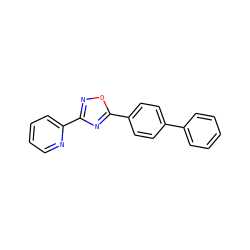 c1ccc(-c2ccc(-c3nc(-c4ccccn4)no3)cc2)cc1 ZINC000000366941