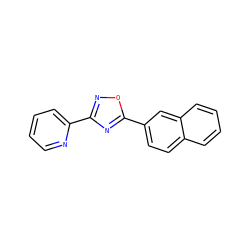 c1ccc(-c2noc(-c3ccc4ccccc4c3)n2)nc1 ZINC000000516057