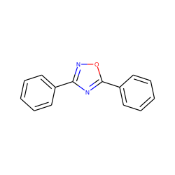 c1ccc(-c2noc(-c3ccccc3)n2)cc1 ZINC000000088036