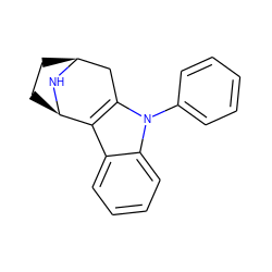 c1ccc(-n2c3c(c4ccccc42)[C@H]2CC[C@@H](C3)N2)cc1 ZINC000012356003