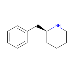 c1ccc(C[C@@H]2CCCCN2)cc1 ZINC000008462925