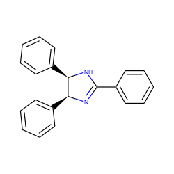 c1ccc(C2=N[C@@H](c3ccccc3)[C@@H](c3ccccc3)N2)cc1 ZINC000004130939