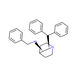 c1ccc(CN[C@@H]2C3CCN(CC3)[C@@H]2C(c2ccccc2)c2ccccc2)cc1 ZINC000027635903