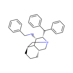 c1ccc(CN[C@H]2C3[C@H]4CCC[C@H]3CN(C4)[C@H]2C(c2ccccc2)c2ccccc2)cc1 ZINC000101621010