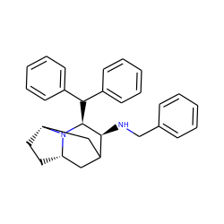 c1ccc(CN[C@H]2C3C[C@@H]4CC[C@H](C3)N4[C@H]2C(c2ccccc2)c2ccccc2)cc1 ZINC000034167857