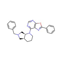 c1ccc(CN2C[C@@H]3CCCN(c4ncnc5oc(-c6ccccc6)nc45)[C@@H]3C2)cc1 ZINC000028100945