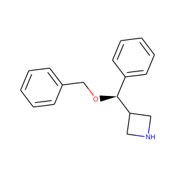 c1ccc(CO[C@@H](c2ccccc2)C2CNC2)cc1 ZINC000095556536