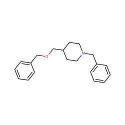 c1ccc(COCC2CCN(Cc3ccccc3)CC2)cc1 ZINC000013730114