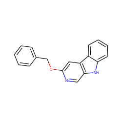 c1ccc(COc2cc3c(cn2)[nH]c2ccccc23)cc1 ZINC000100640606