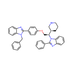 c1ccc(Cn2c(-c3ccc(OC[C@@H]([C@@H]4CCCNC4)n4c(-c5ccccc5)nc5ccccc54)cc3)nc3ccccc32)cc1 ZINC000169353005