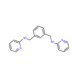 c1ccc(NCc2cccc(CNc3ccccn3)c2)nc1 ZINC000006244364