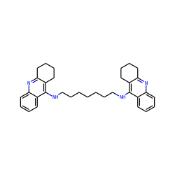 c1ccc2c(NCCCCCCCNc3c4c(nc5ccccc35)CCCC4)c3c(nc2c1)CCCC3 ZINC000001893945