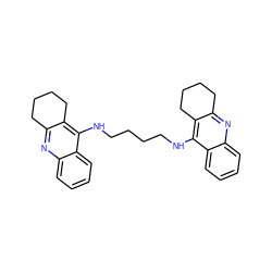 c1ccc2c(NCCCCNc3c4c(nc5ccccc35)CCCC4)c3c(nc2c1)CCCC3 ZINC000014947264