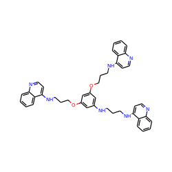 c1ccc2c(NCCCNc3cc(OCCCNc4ccnc5ccccc45)cc(OCCCNc4ccnc5ccccc45)c3)ccnc2c1 ZINC000028650133