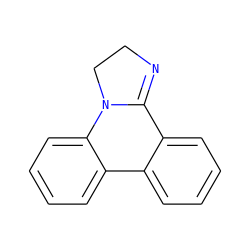 c1ccc2c(c1)C1=NCCN1c1ccccc1-2 ZINC000001726347