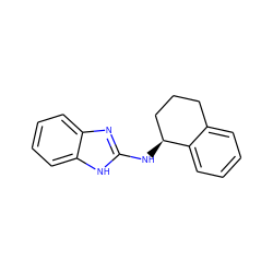 c1ccc2c(c1)CCC[C@@H]2Nc1nc2ccccc2[nH]1 ZINC000026440251