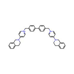 c1ccc2c(c1)CCN(c1cc[n+](Cc3ccc(-c4ccc(C[n+]5ccc(N6CCc7ccccc7C6)cc5)cc4)cc3)cc1)C2 ZINC000071359444