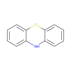 c1ccc2c(c1)Nc1ccccc1S2 ZINC000100009616