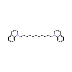 c1ccc2c(c1)ccc[n+]2CCCCCCCCCCC[n+]1cccc2ccccc21 ZINC000013859955