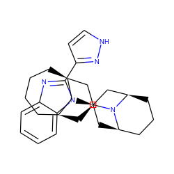 c1ccc2c(c1)nc(-c1cc[nH]n1)n2[C@@H]1C[C@@H]2CCC[C@H](C1)N2[C@H]1C[C@H]2CCCC[C@H](C2)C1 ZINC000473236527