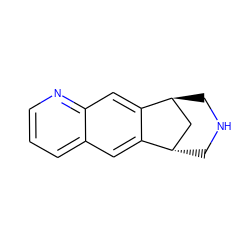 c1cnc2cc3c(cc2c1)[C@H]1CNC[C@H]3C1 ZINC000101032334