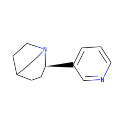 c1cncc([C@H]2CCC3CCN2CC3)c1 ZINC000003986697