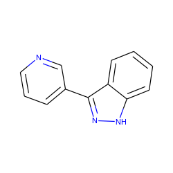 c1cncc(-c2n[nH]c3ccccc23)c1 ZINC000076189980