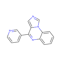 c1cncc(-c2nc3ccccc3n3cncc23)c1 ZINC000026572418