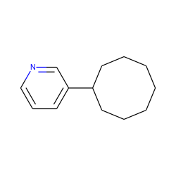 c1cncc(C2CCCCCCC2)c1 ZINC000299827378