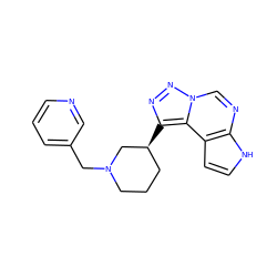 c1cncc(CN2CCC[C@H](c3nnn4cnc5[nH]ccc5c34)C2)c1 ZINC001772607121