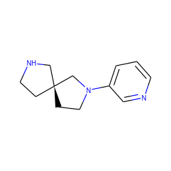 c1cncc(N2CC[C@]3(CCNC3)C2)c1 ZINC000038435134