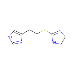 c1nc(CCSC2=NCCN2)c[nH]1 ZINC000028238993