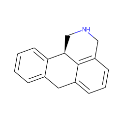 c1ccc2c(c1)Cc1cccc3c1[C@@H]2CNC3 ZINC000013473107